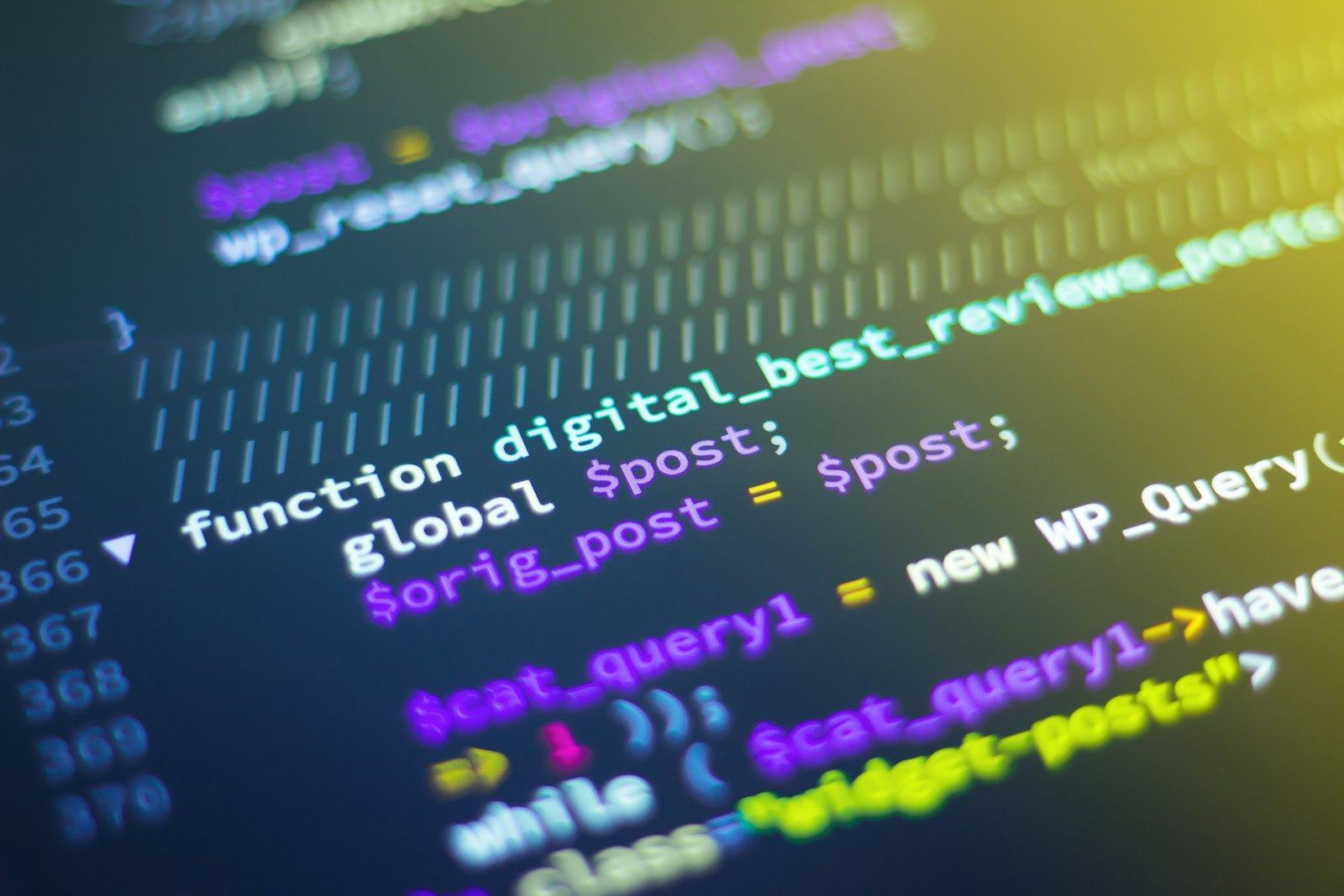 A build pipeline running in a code editor